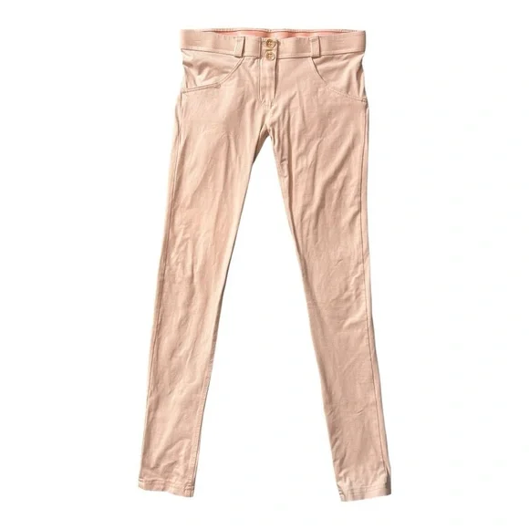 Freddy WR.UP Low-Rise 7/8 Length Pants - Size S, Light Beige - Picture 2 of 11
